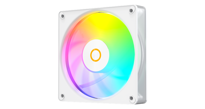 Комплект вентиляторов для корпуса Ocypus Gamma F12 Elite WH ARGB Reverse Blade 3 IN 1 White (Gamma-F12-WH3AM01E-GL)