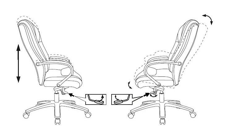 Офисное кресло Бюрократ T-9925SL/Black