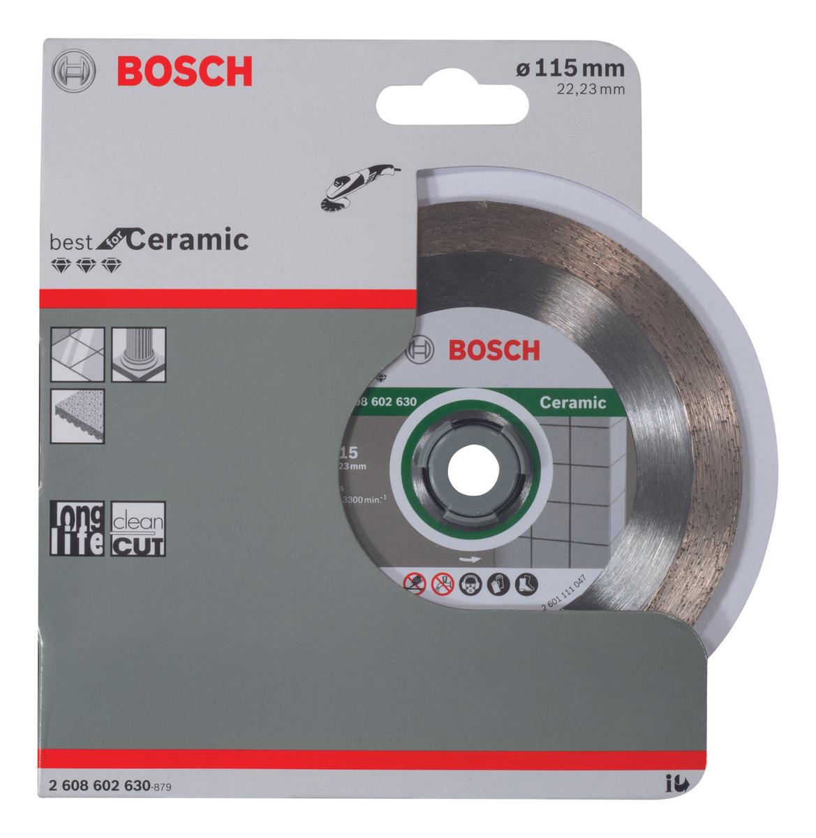 Алмазный диск Bosch Best for Ceramic 115-22.23 2.608.602.630