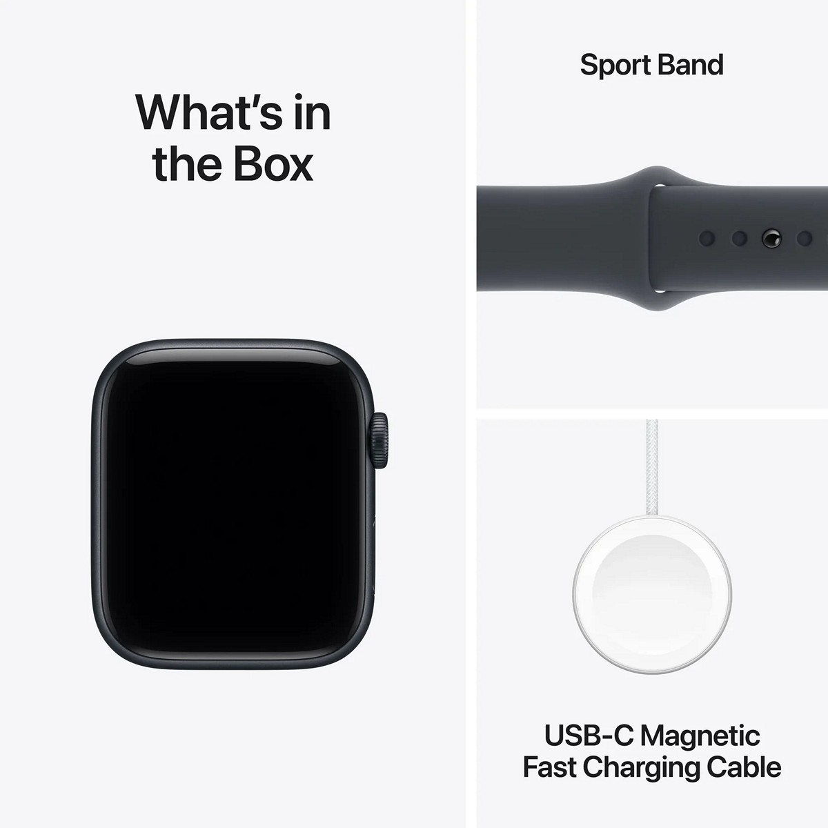 Умные часы Apple Watch SE 3 GPS 44mm Midnight Al Case Midnight Sport Band M/L A3325 (MEHQ4RK/A)MEHQ4RK/A