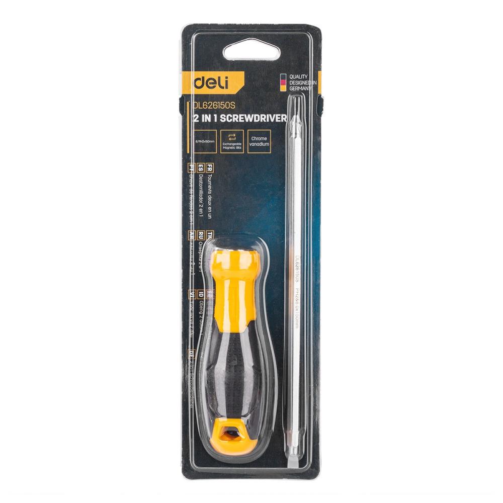 Отвертка Deli DL626150S