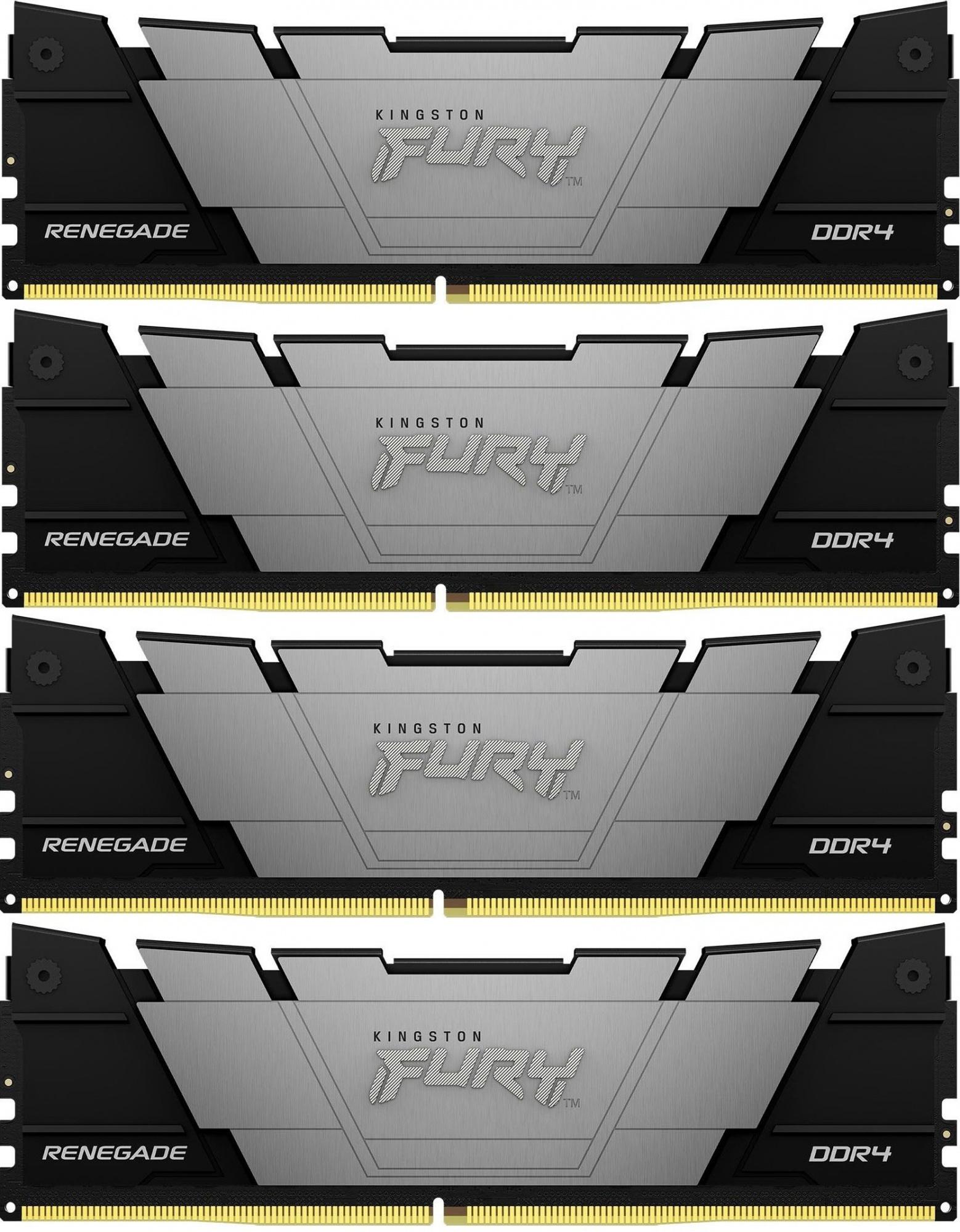 Оперативная память Kingston Fury Renegade Black RTL Gaming DDR4 4x8GB (KF436C16RB2K4/32)