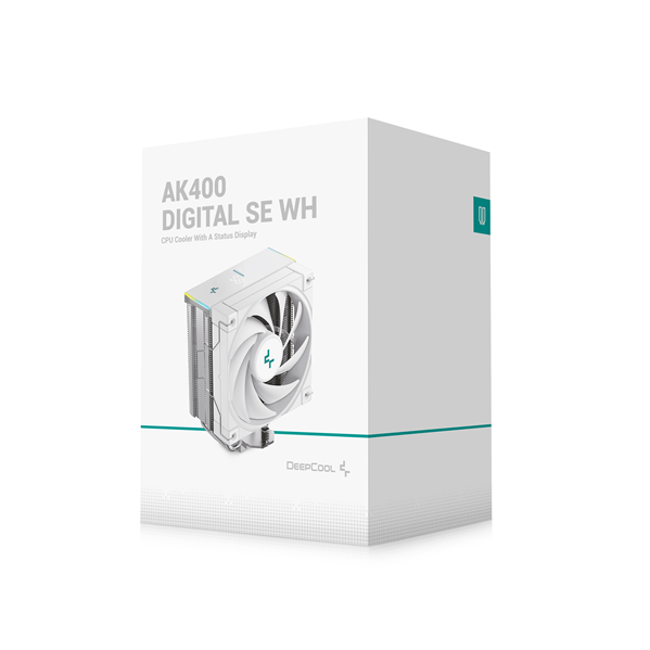 Кулер для процессора DeepCool AK400 Digital SE WH белый (R-AK400-WHADMN-GJD)