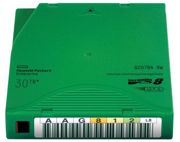 Ленточный носитель HPE Ultrium LTO-8 30TB (Q2078A)