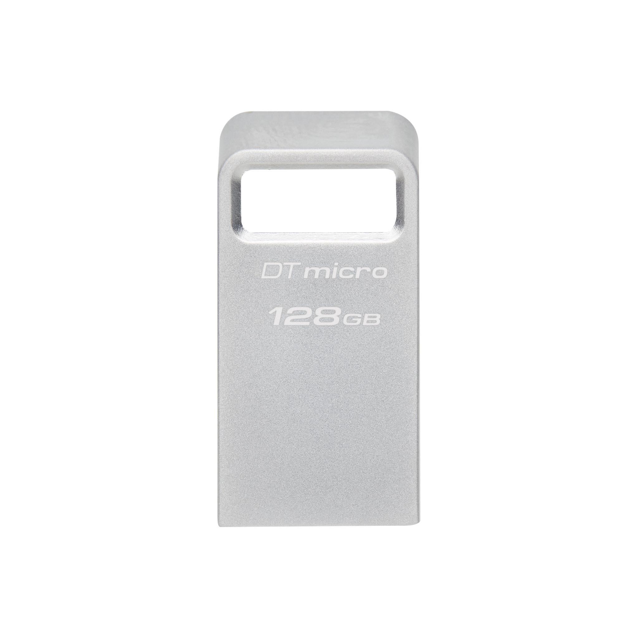 USB Flash-накопитель Kingston DataTraveler Micro 128Gb серебристый (DTMC3G2/128GB)