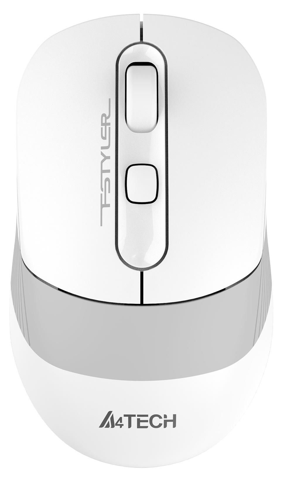 Мышь A4Tech Fstyler FB10C Grayish White