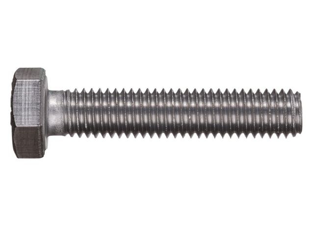 Болт М16х80 шестигр., нерж.сталь (А2), DIN 933 (25 шт в уп.) (STARFIX)