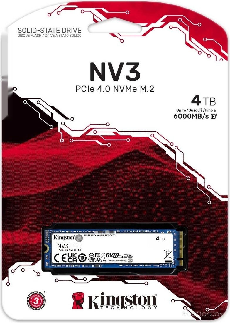 SSD диск Kingston NV3 4Tb S(NV3S/4000G)