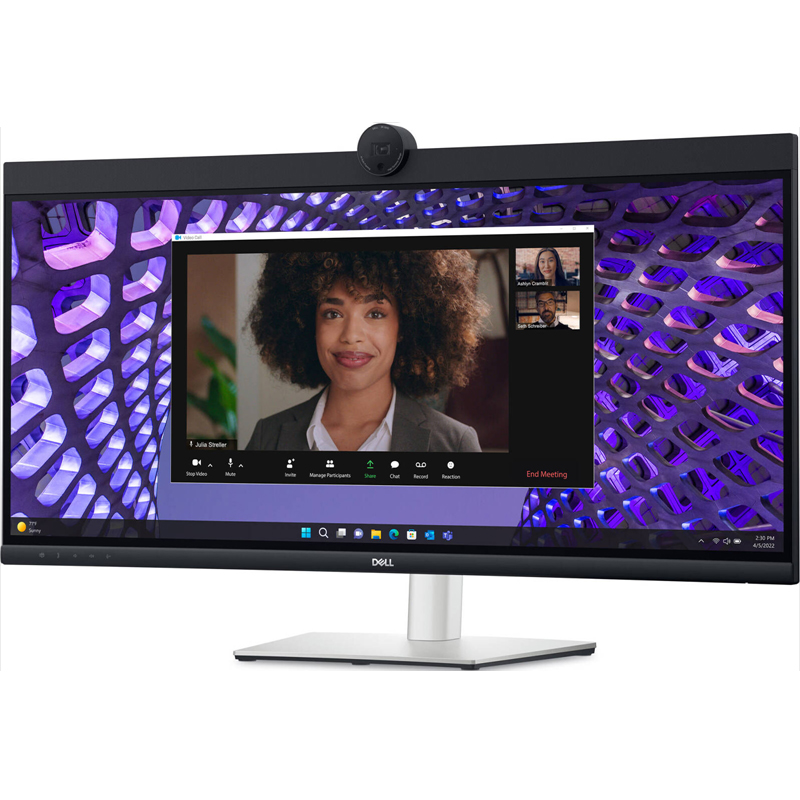 Монитор Dell P3424WEB черный/серебристый