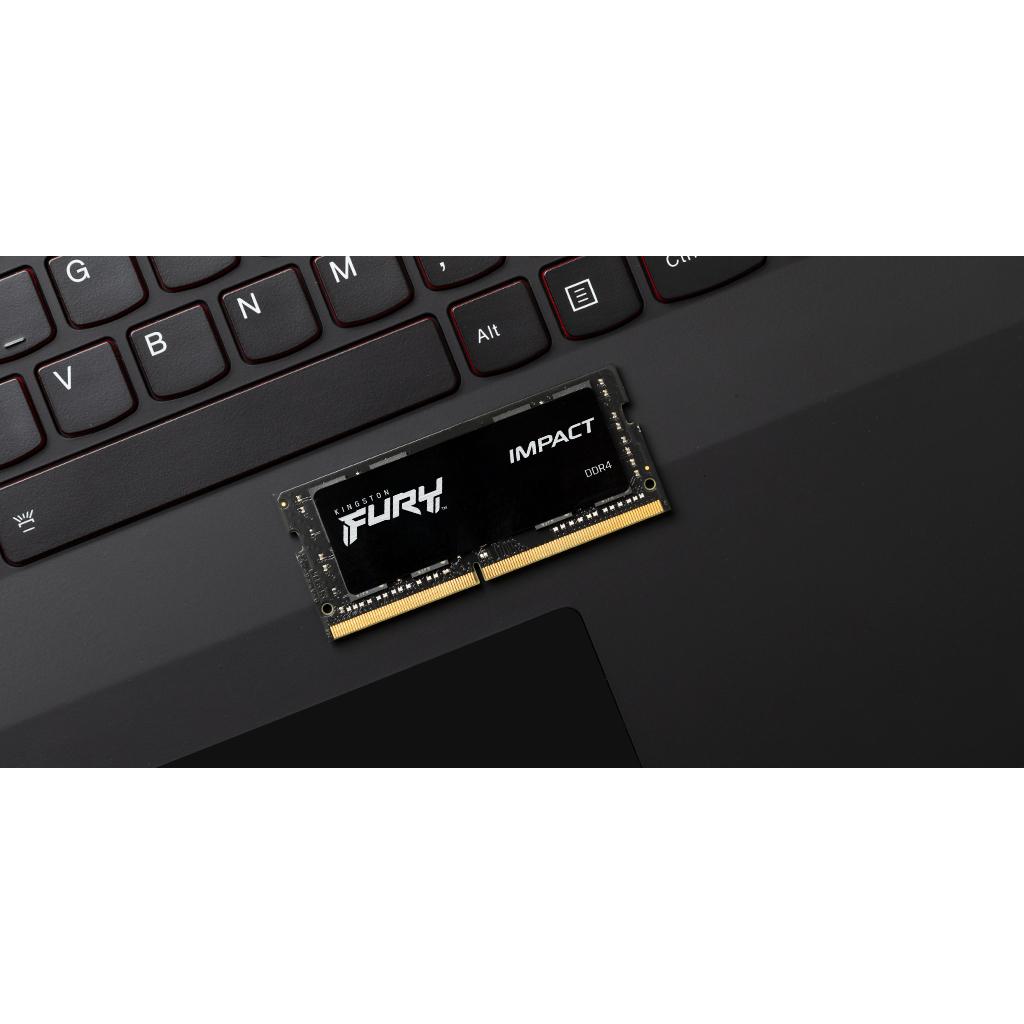 Оперативная память Kingston Fury Impact 32GB 2x16GB PC4-25600 DDR4-3200 CL20 (KF432S20IBK2/32)