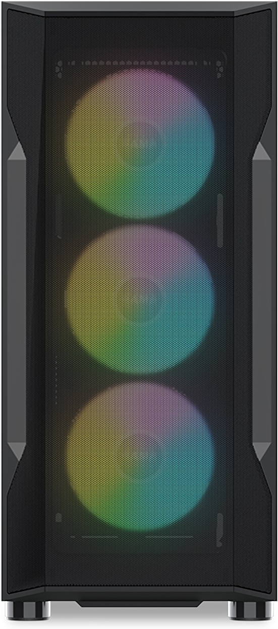 Корпус Sama S40 BK ATX без БП черный (S40-BKAPA4X1-GL)