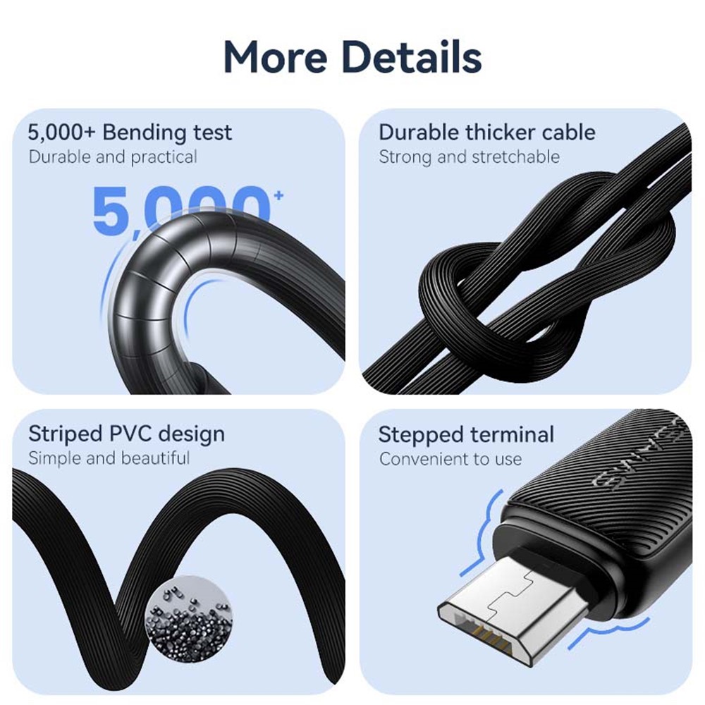 Кабель Usams US-SJ690 черный (SJ690USB01)