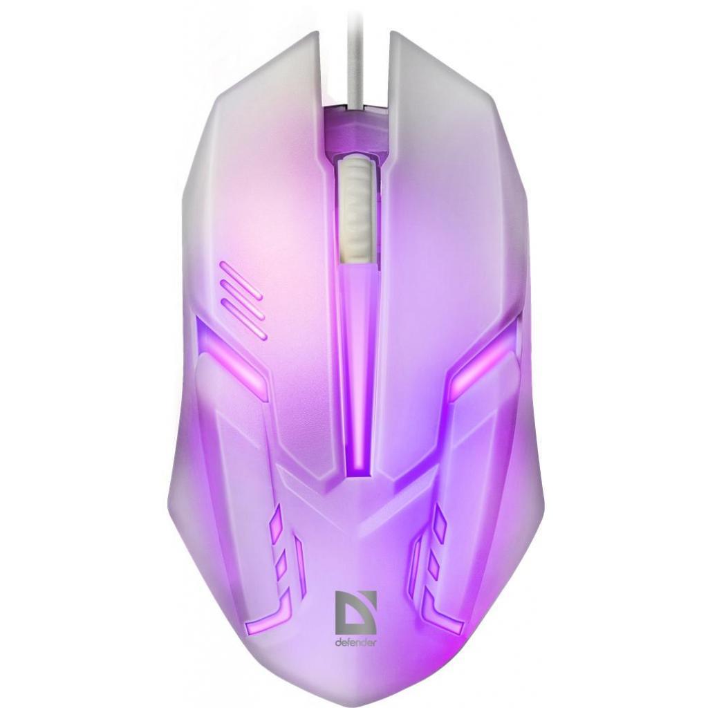 Мышь Defender Cyber MB-560L белый (52561)