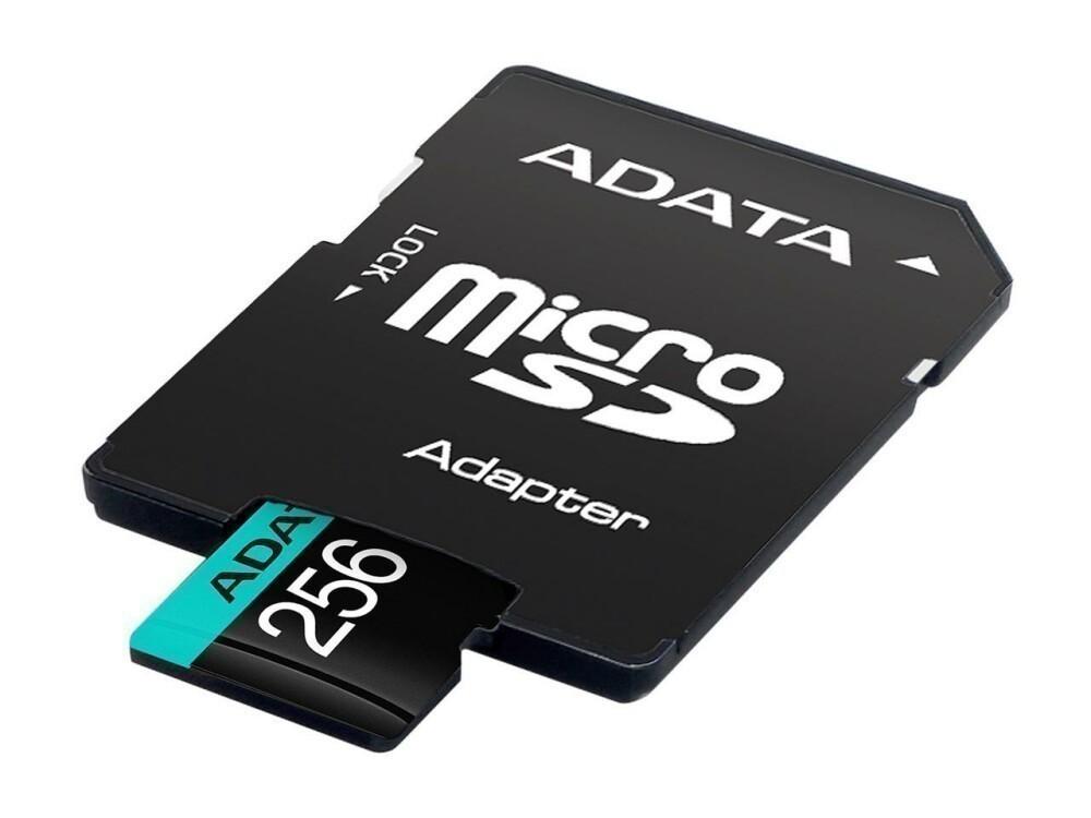 Карта памяти A-Data Micro SDXC 256GB W/AD (AUSDX256GUI3V30SA2-RA1)