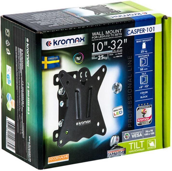 Кронштейн Kromax Casper-101 черный