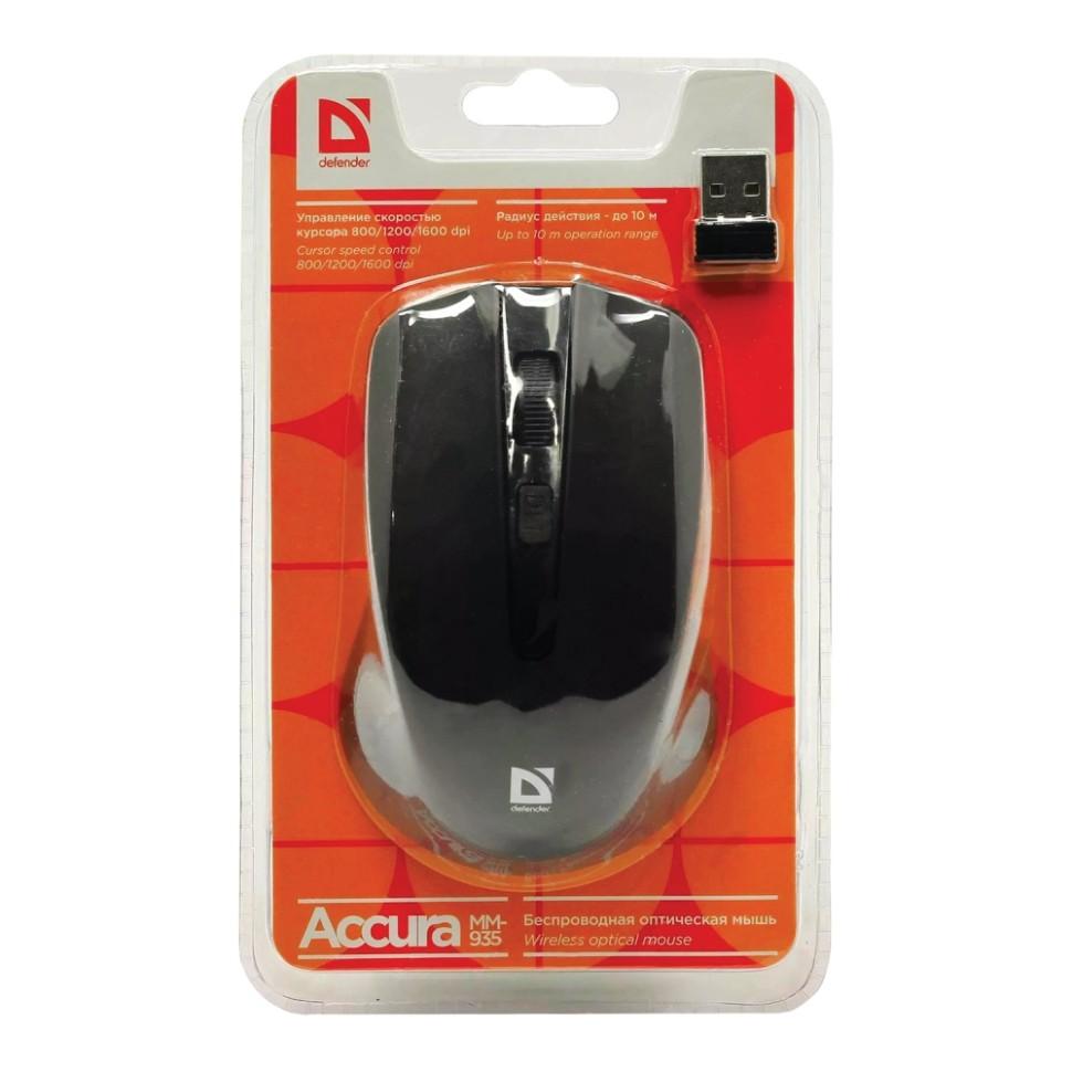 Мышь Defender Accura MM-935 черный (52935)