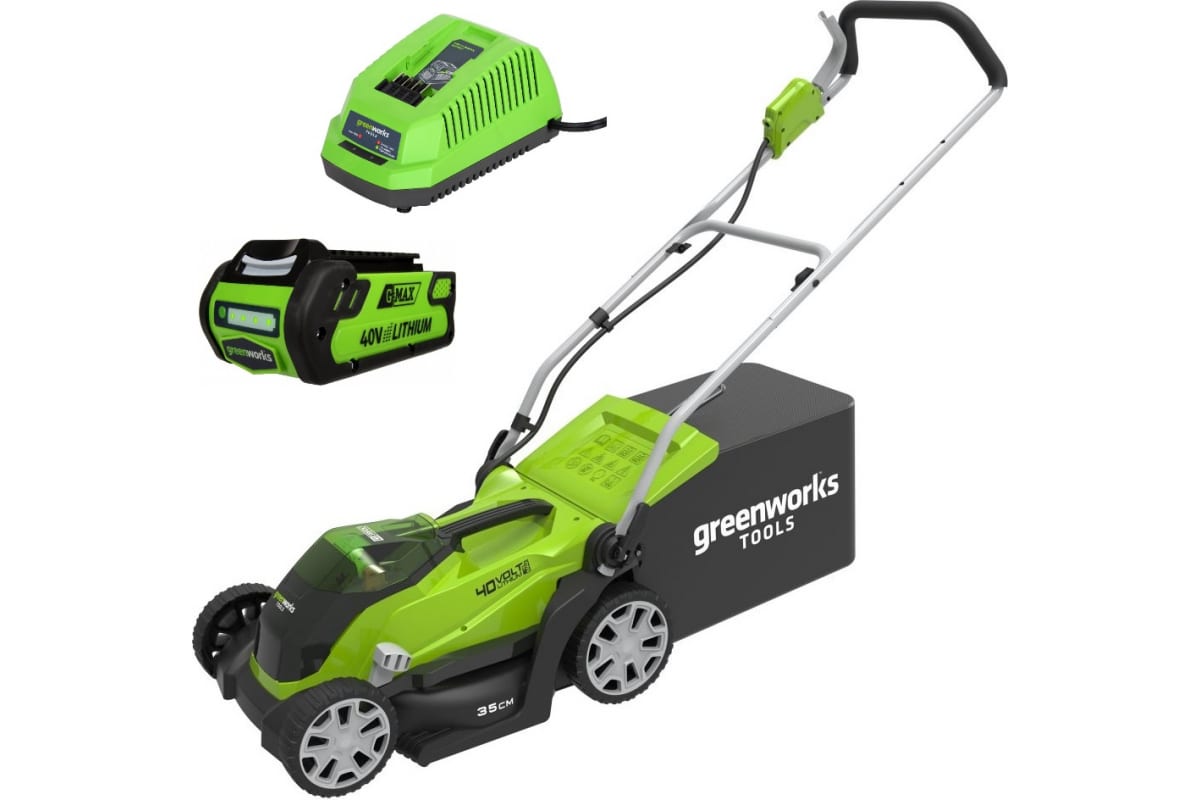 Газонокосилка Greenworks G40LM35K2 (2501907UA)
