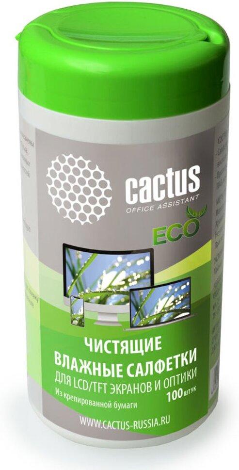 Салфетки для дисплеев Cactus CS-1001PE 100 шт