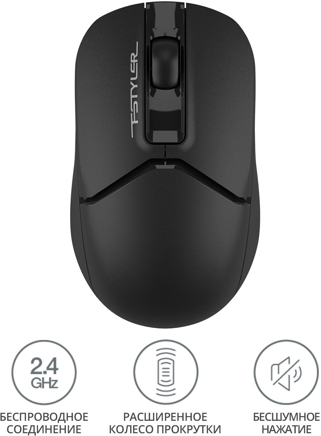 Мышь A4Tech Fstyler FG12S черный