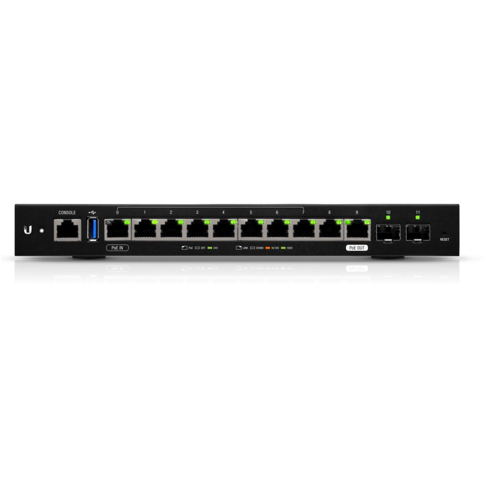 Маршрутизатор Ubiquiti 10P 1000M 2SFP (ER-12)