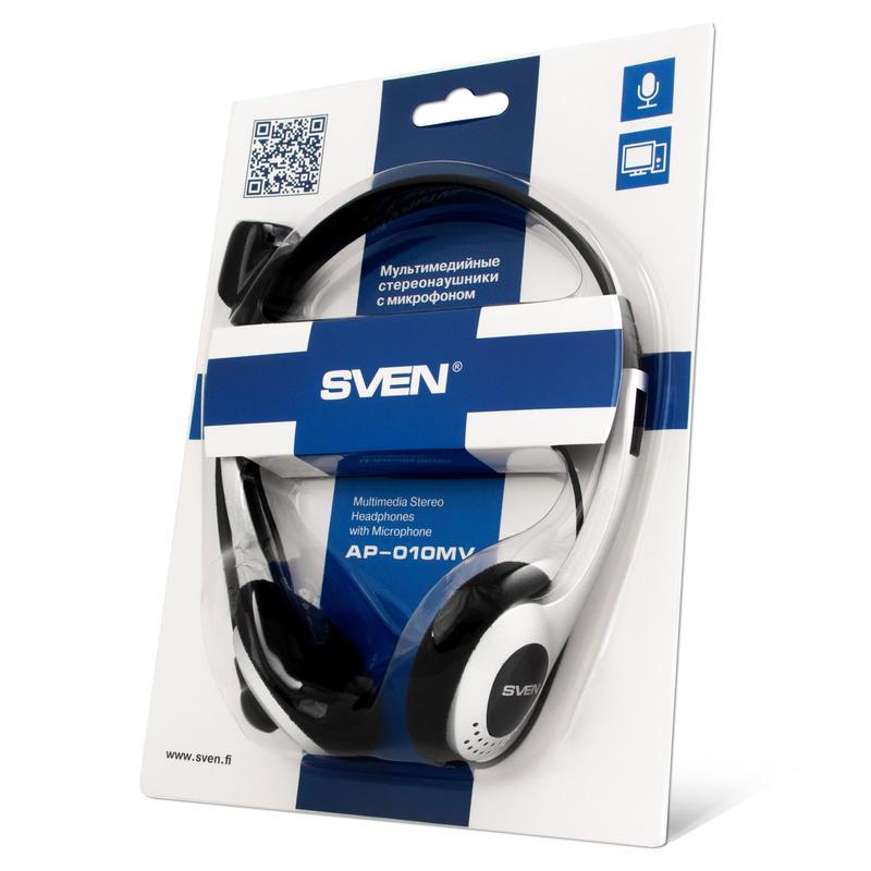 Гарнитура Sven AP-010MV Silver/Black (SV-0410010MV)