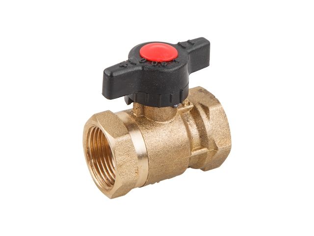 Кран шаровый 3/4" регулирующий двойной регулировки, КРДШ, Цветлит (Кран регулирующий двойной регулировки, КРДШ)