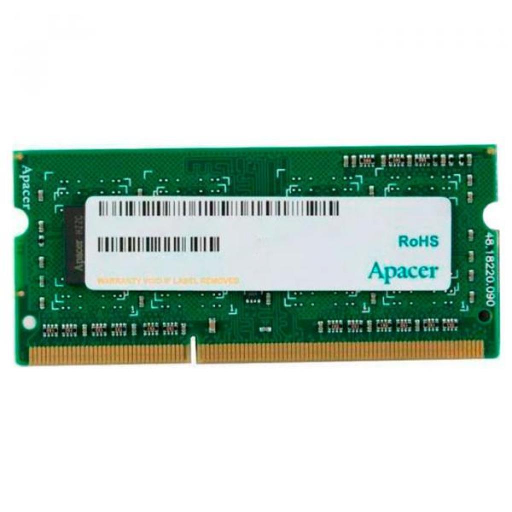 Оперативная память Apacer SO-DIMM 8 Гб DDR3 1600 МГц (DS.08G2K.KAM/AS08GFA60CATBGC)