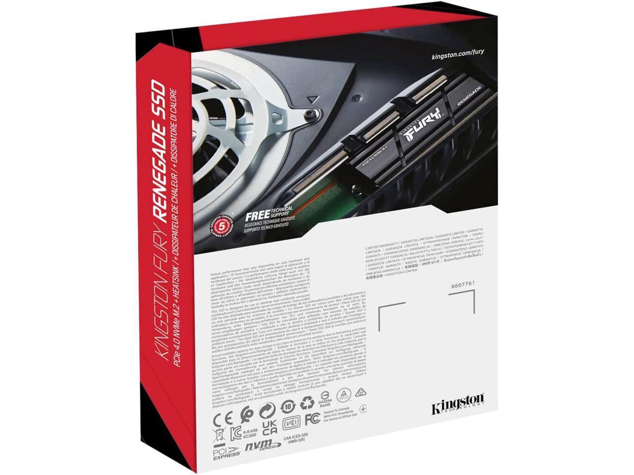 SSD диск Kingston PCI-E 4.0 x4 2000Gb (SFYRDK/2000G)