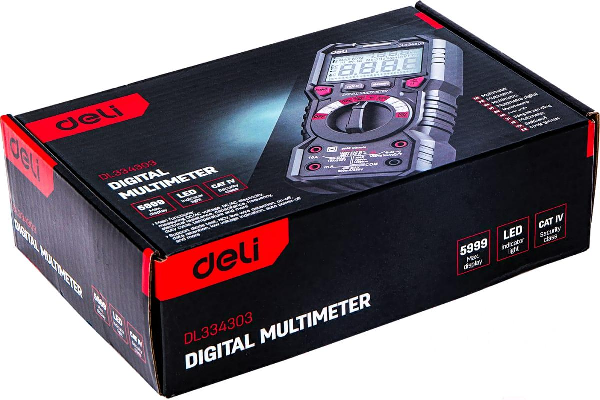 Мультиметр Deli DL334303
