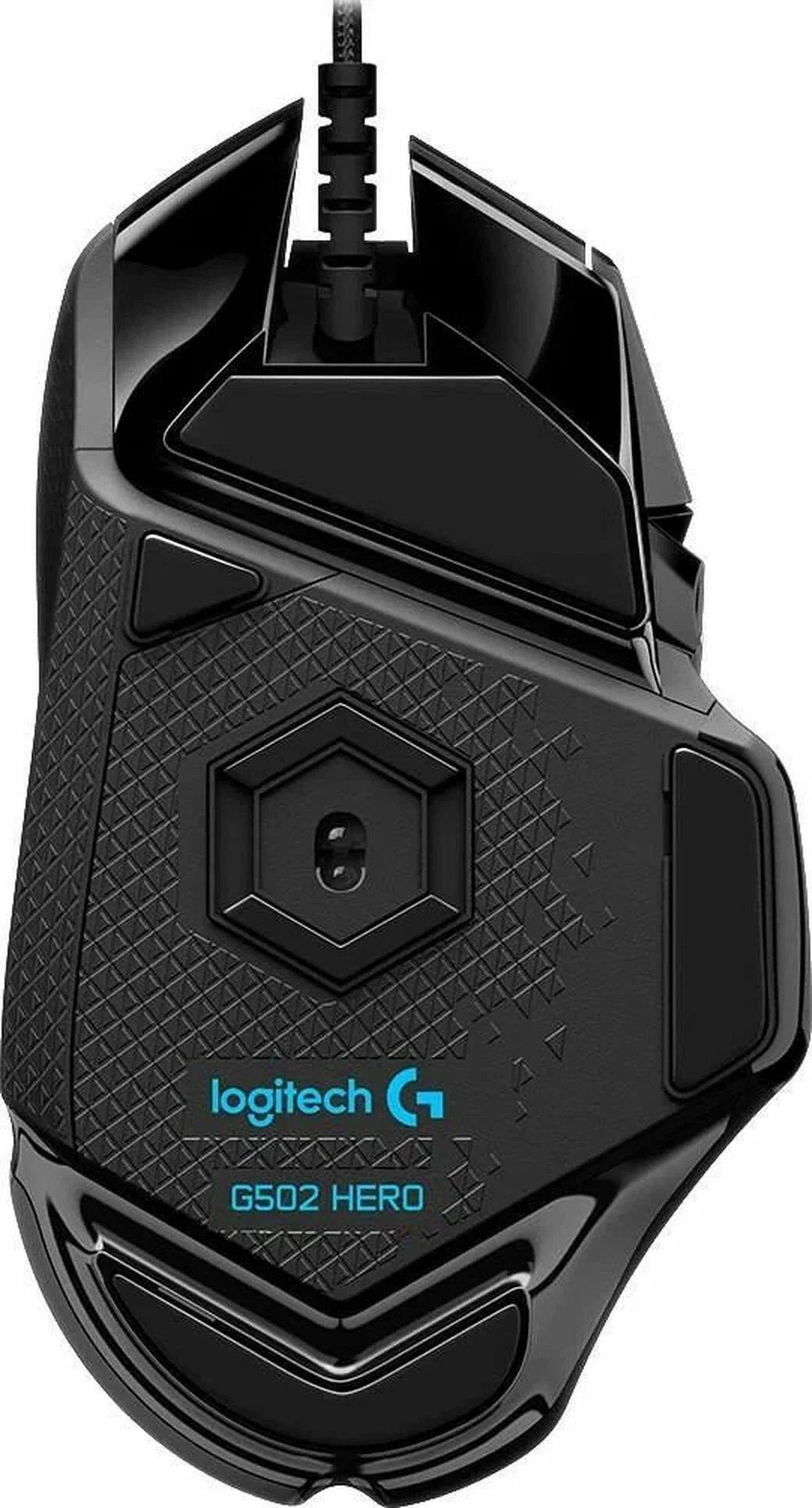 Мышь Logitech G502 Hero черный (910-005474)
