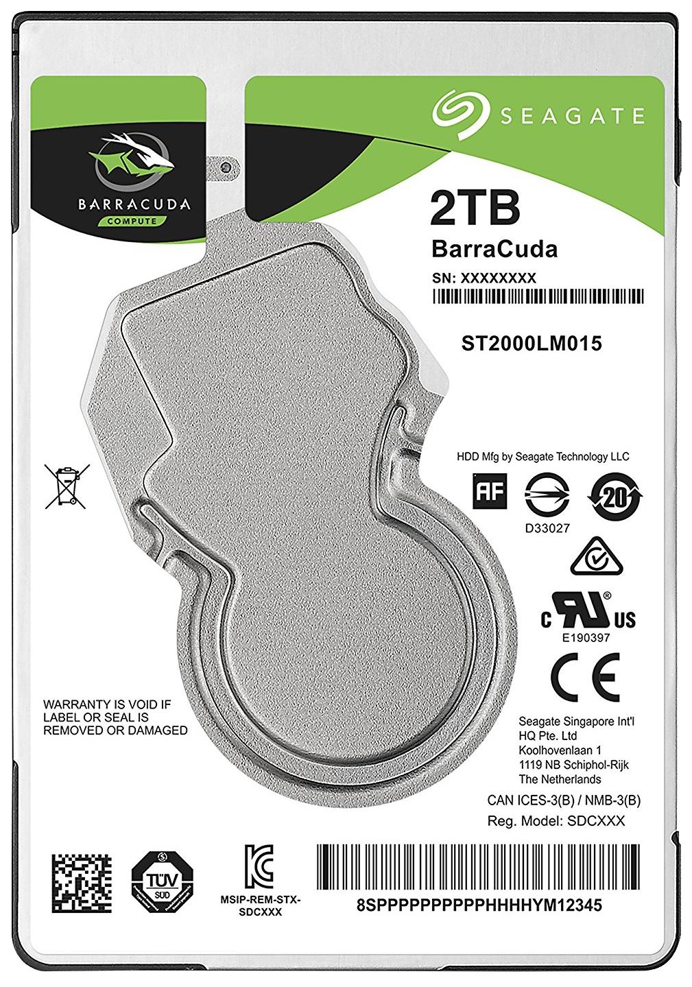 Жесткий диск Seagate 2TB ST2000LM015