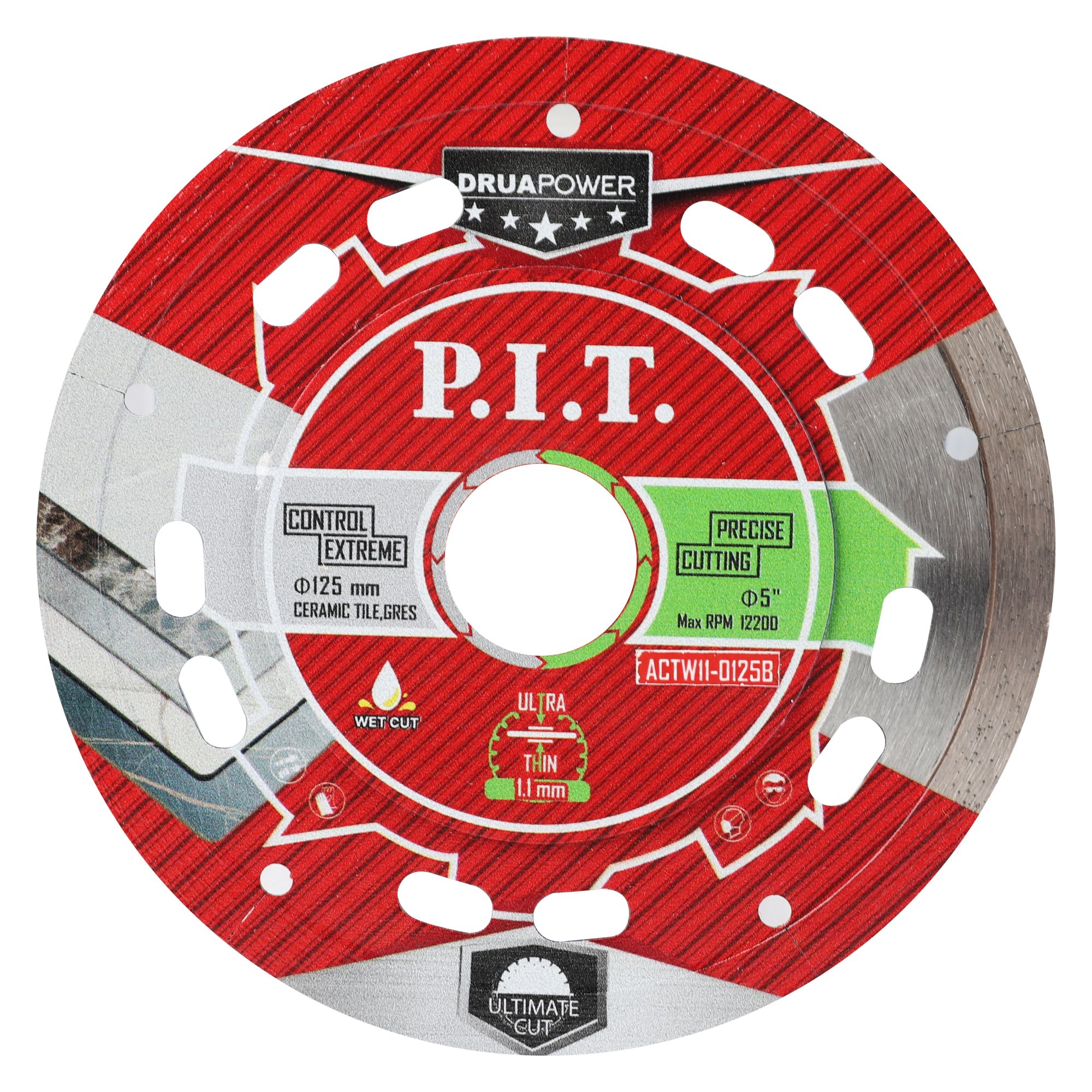 Алмазный диск P.I.T. ACTW11-0125B