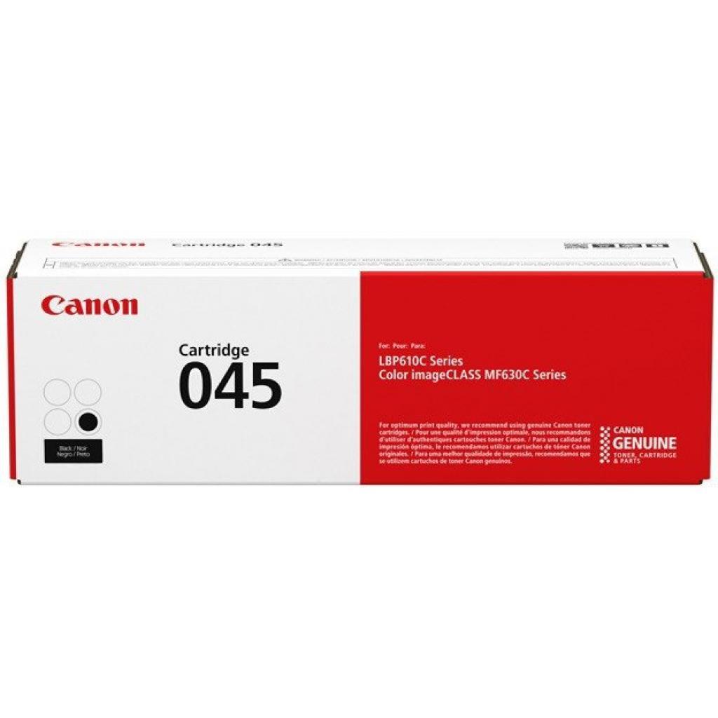 Тонер-картридж Canon 045 BK черный (1242C002)