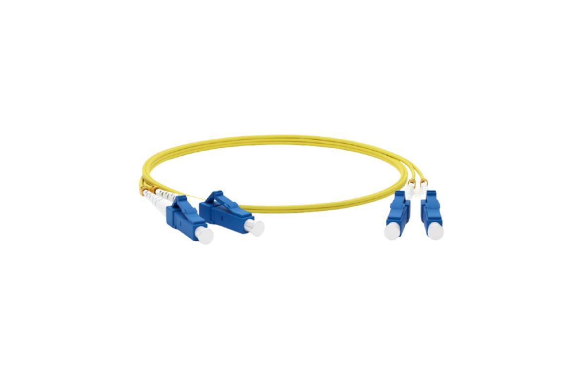 Патч-корд Hyperline FC-D2-9-LC/UR-LC/UR-H-10M-LSZH-YL