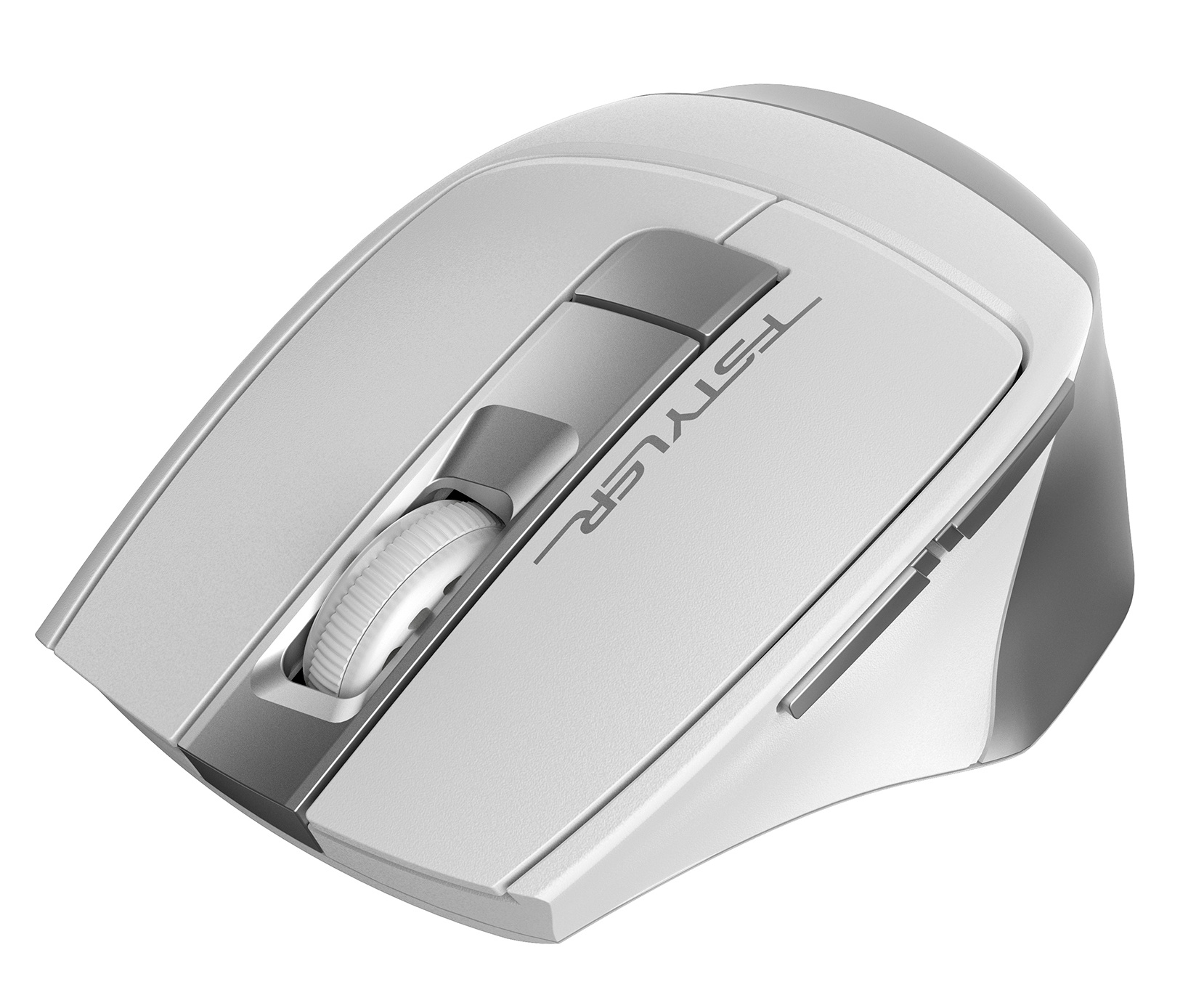 Мышь A4Tech Fstyler FG35 серебристый/белый