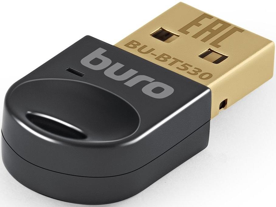 Bluetooth адаптер Buro BU-BT530 черный