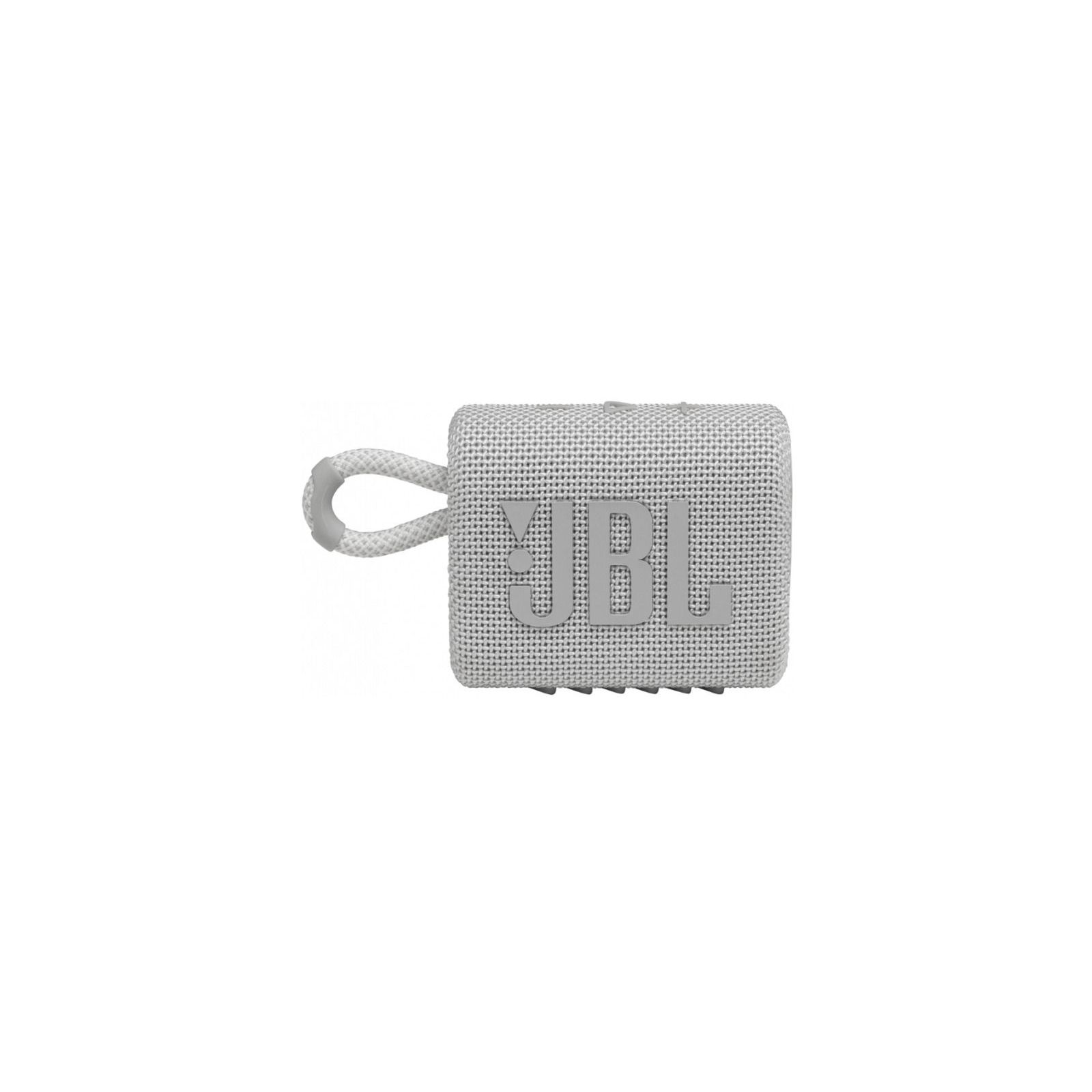 Беспроводная колонка JBL Go 3 белый (JBLGO3WHT)
