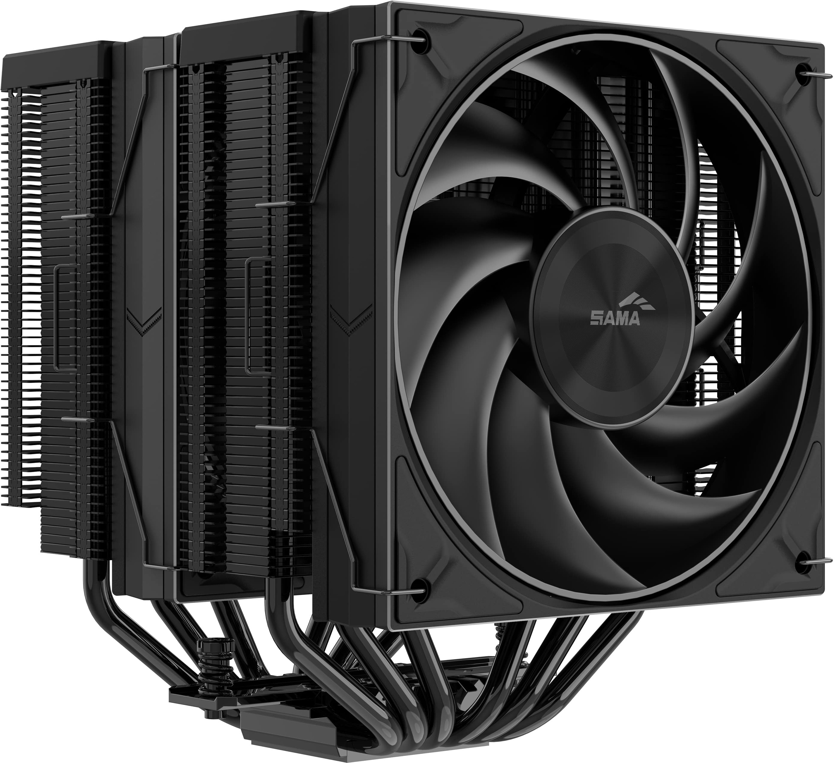 Кулер для процессора Sama A60B черный (A60-BKWNNXOX-G)