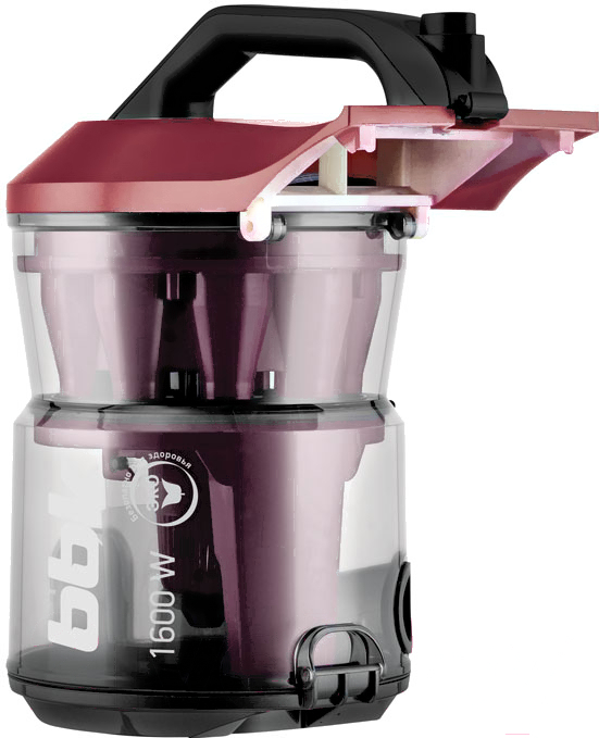 Пылесос BBK BV1502 черный/темная вишня