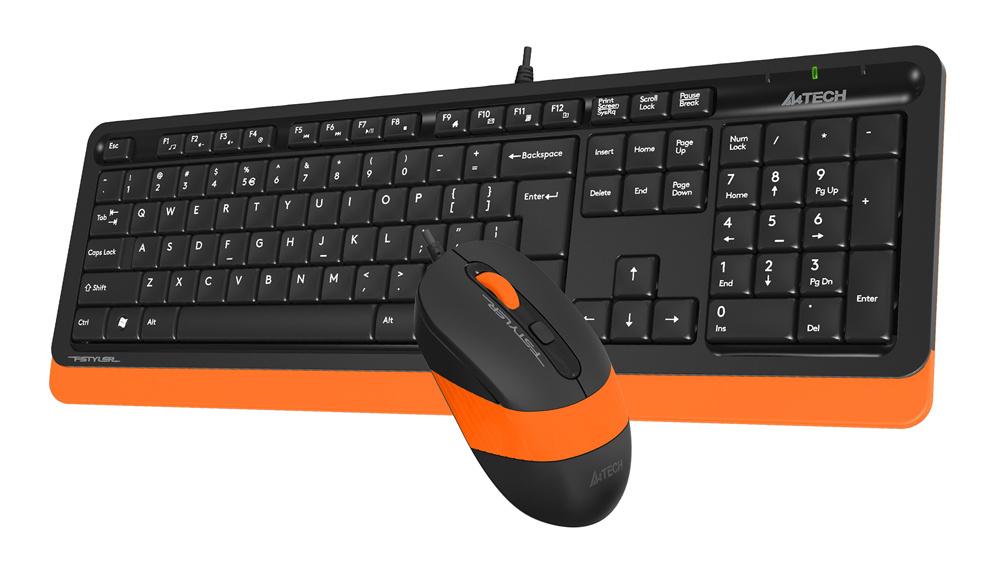 Набор периферии A4 Fstyler F1010 черный/оранжевый