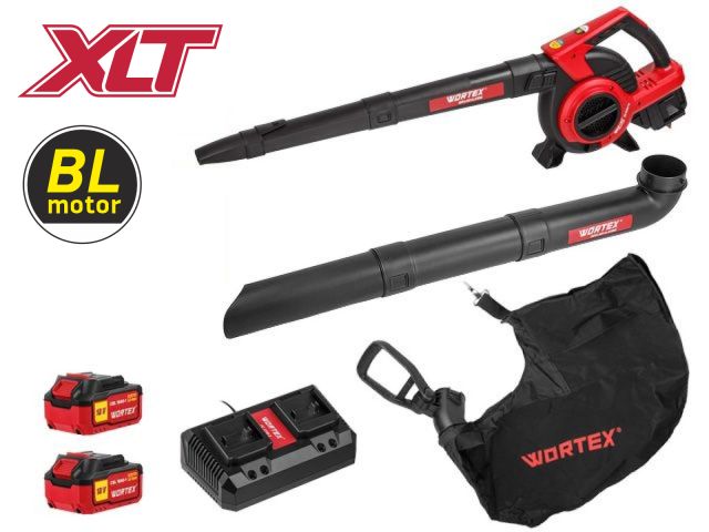 Аккум. воздуходувка WORTEX BB 2536-1 D в кор. ALL1 XLT SET БЕСЩЁТ.ДВИГ., 18В+18В, 2акб, 4 Ач, мак (36 В (2х18 В), макс.объем возд. потока 550 м куб/ч,