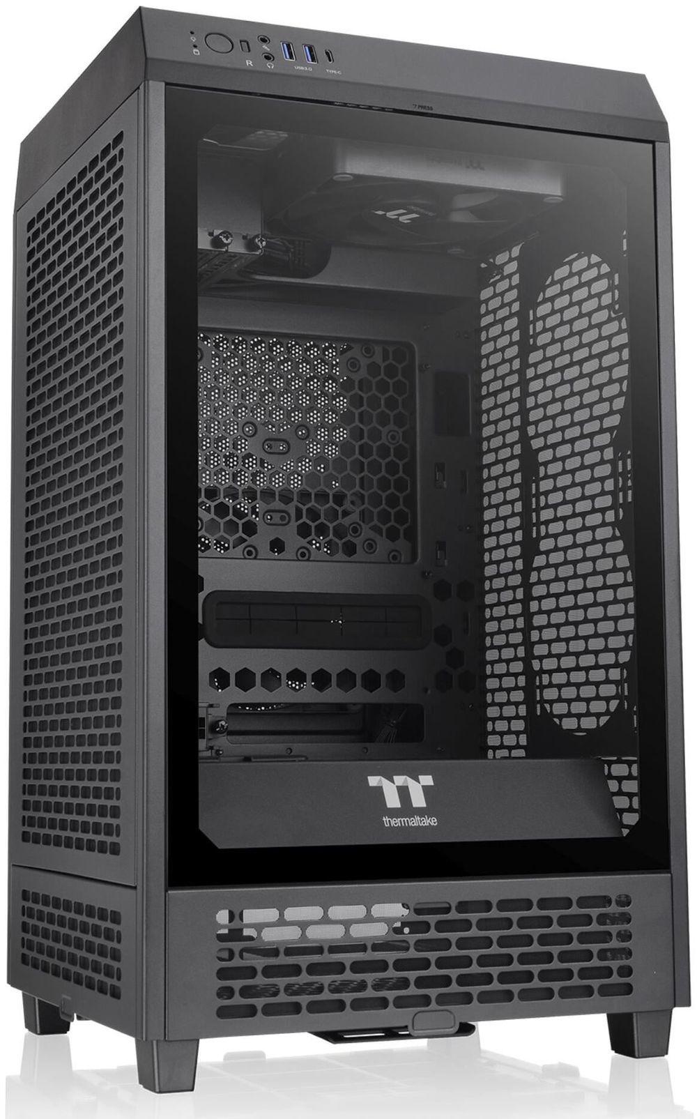 Корпус Thermaltake The Tower 200 без БП Black (CA-1X9-00S1WN-00)