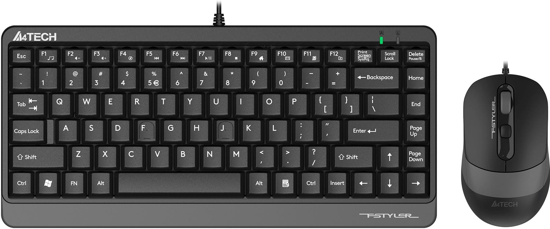 Набор периферии A4Tech Fstyler FG1110 Grey