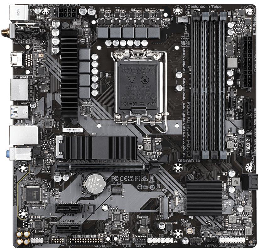 Материнская плата GigaByte B760M DS3H AX DDR4 rev. 1.0