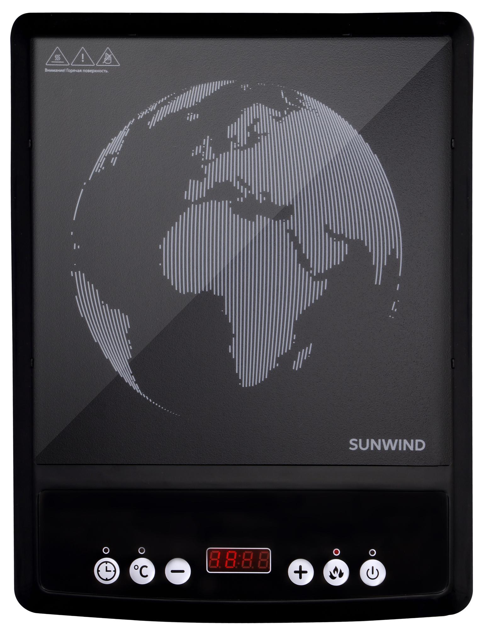 Настольная плита SunWind SCI-0501 черный