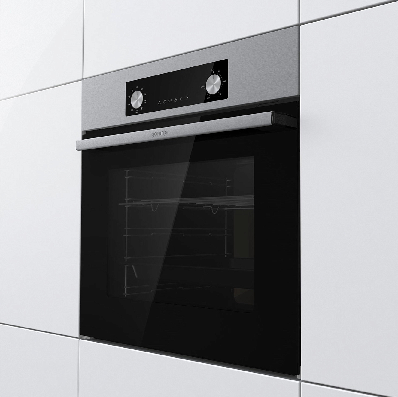 Духовой шкаф Gorenje BO6737E02NX черный