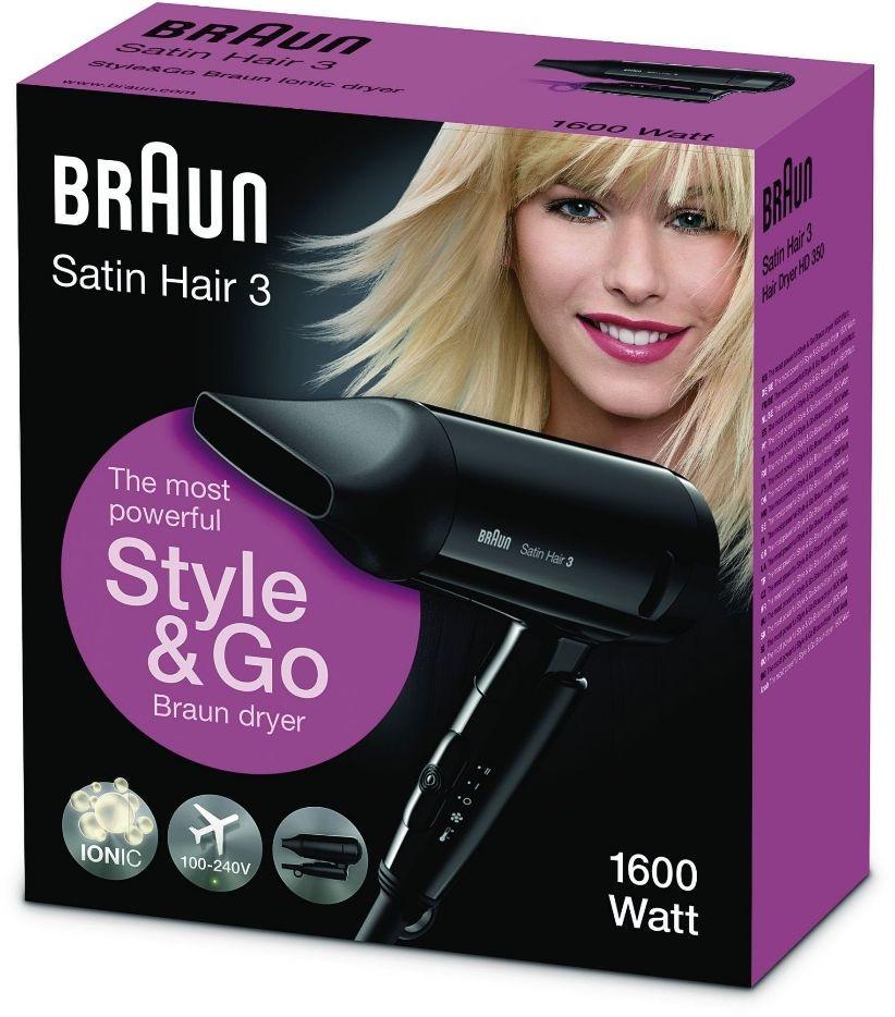 Фен Braun Satin Hair 3 черный (BRHD350E)