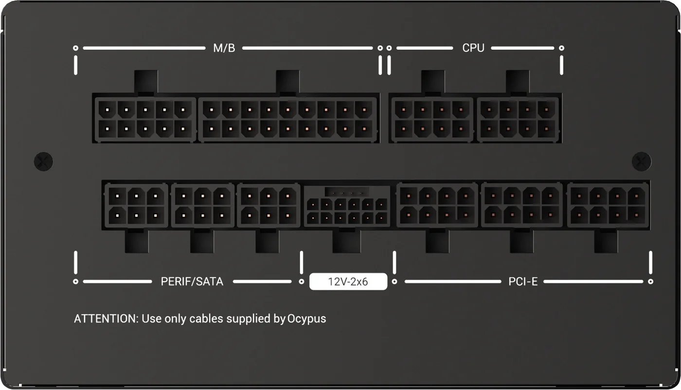Блок питания Ocypus Iota P750 750W Black (Iota-P750-G1FFBK024X-EU)