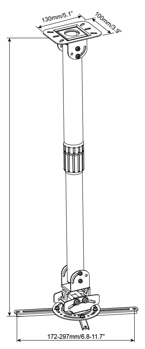 Кронштейн Cactus CS-VM-PR16L-AL