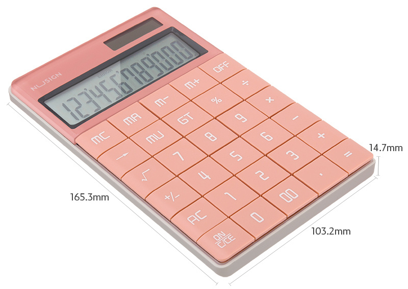 Калькулятор Deli Nusign ENS041PINK